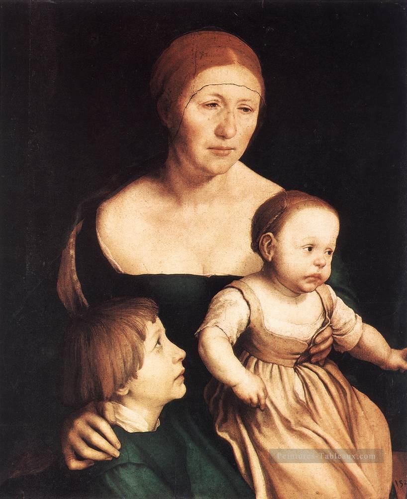 Les artistes Famille Renaissance Hans Holbein le Jeune Peintures à l'huile